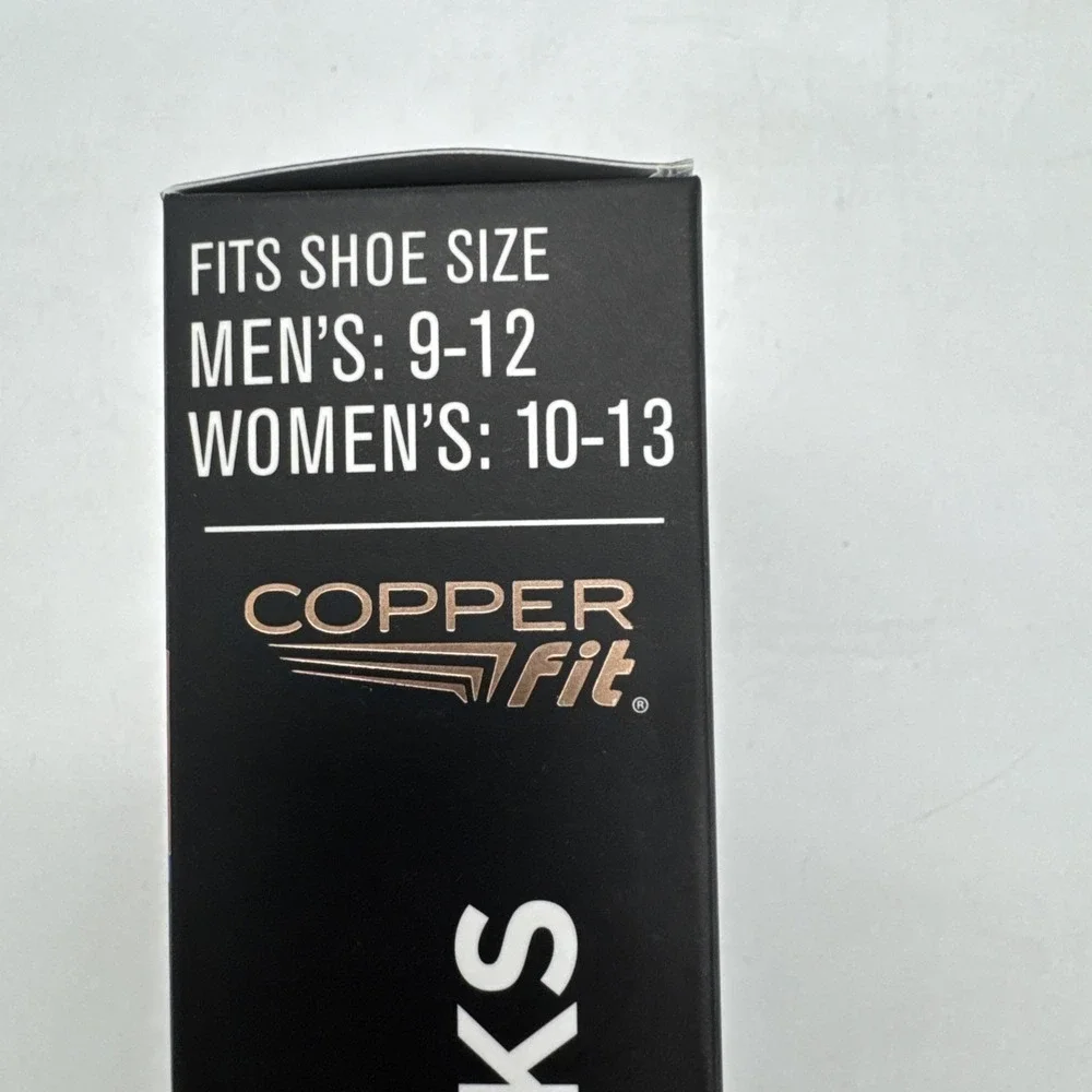 NEW Copper Fit EASY ON OFF Technology  Energy COMPRESSION SOCKS L/XL Unisex